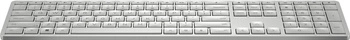 Klawiatura HP 970 Programmable Wireless Keyboard bezprzewodowa srebrna 3Z729AA