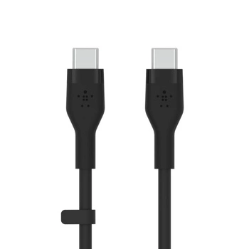 Kabel BoostCharge USB-C do USB-C 2.0 silikonowy 1m, czarny