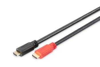 Kabel HDMI DIGITUS Highspeed Eth. 1.4 GOLD Typ A, M/M ze wzmac. 10m Black