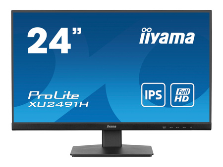 IIYAMA XU2491H-B1 24inch IPS FHD 100Hz 300cd/m2 0.5ms HDMI DP