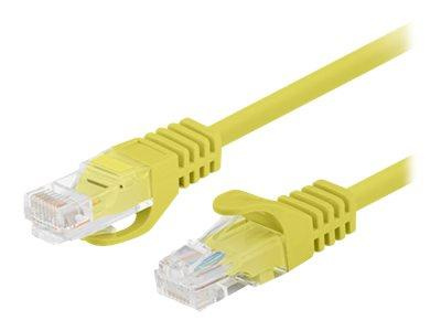 LANBERG Patchcord Cat.6 UTP 0.5m yellow 10-pack