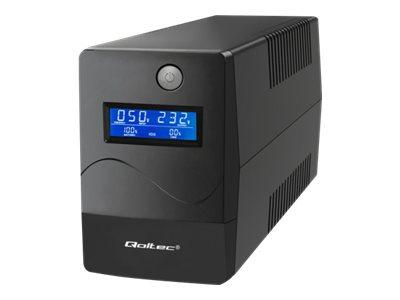 QOLTEC 53980 Zasilacz awaryjny UPS Monolith 1000VA 600W LCD USB RJ45