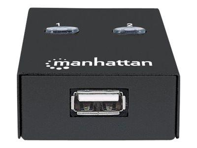 MANHATTAN 162005 Manhattan Przełącznik automatyczny Hi-Speed USB 2.0 2 PC - 1 USB