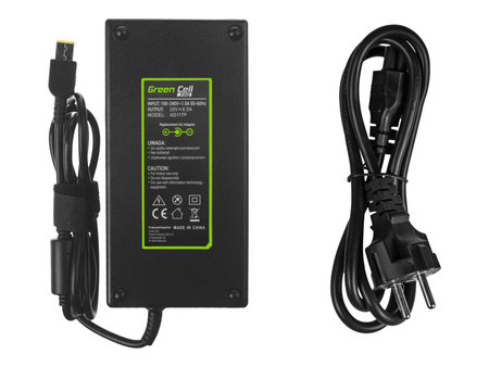 GREENCELL AD117P Zasilacz Ładowarka Green Cell do Lenovo 20V 8.5A 170W Slim Tip