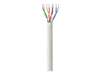 TECHLYPRO 026067 TechlyPro Kabel instalacyjny skrętka U/UTP Cat5e 4x2 linka CCA 100m szary