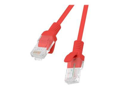 LANBERG PCU5-10CC-1000-R Lanberg Patchcord RJ45 kat. 5e UTP 10m czerwony