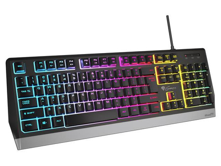 Klawiatura przewodowa Genesis Rhod 300 RGB Gaming czarna