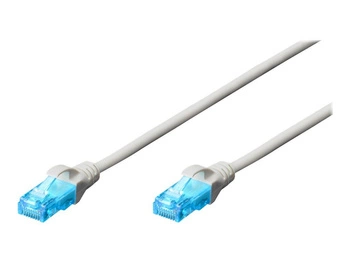 DIGITUS CAT 5e U-UTP patch cable PVC AWG 26/7 length 10m color white