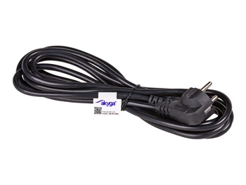 AKYGA Kabel zasilający AK-PC-06A CCA IEC C13 CEE 7/7 250V/50Hz 3m