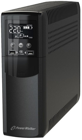 Zasilacz awaryjny UPS POWER WALKER VI 1500 CSW FR (Desktop; 1500VA)