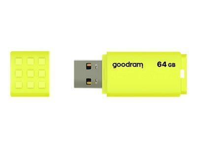 GOODRAM Pamięć USB UME2 64GB USB 2.0 Żółta