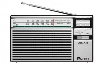 Radio LENA 5 USB Srebrne