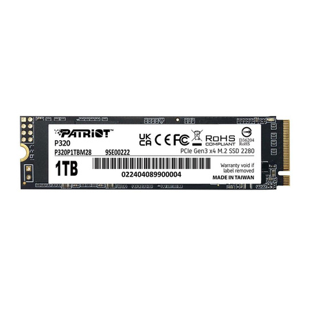 SSD Patriot Viper P320 M.2 PCI-Ex4 NVMe 512GB 3GB/s