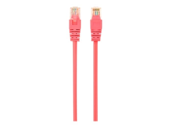 GEMBIRD patchcord RJ45 osłonka zalewana kat 5e UTP 3m różowy