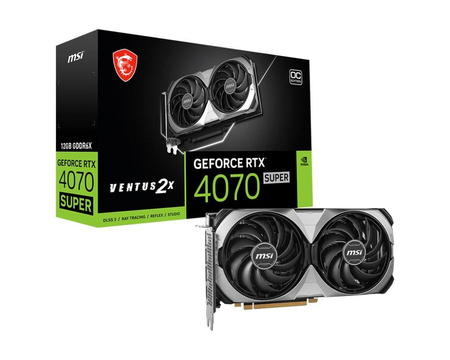 Karta graficzna GeForce RTX 4070 SUPER 12G VENTUS 2X OC GDDRX6 192bit