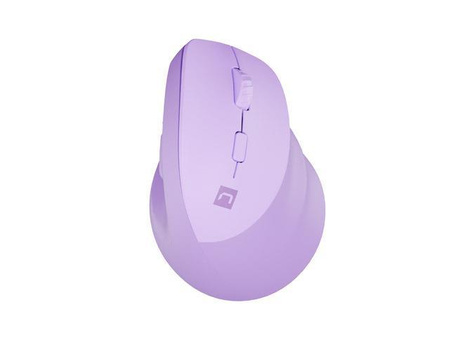 NATEC Mysz wertykalna Crake 2 2400DPI bezprzewodowa Bluetooth 5.0+2.4Ghz pure lavender