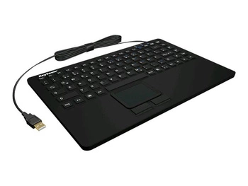 KEYSONIC KSK-5230IN IcyBox KeySonic mini klawiatura wodoodporna. touchpad. przemysłowa IP68. Czarna