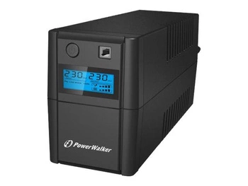 POWERWALKER UPS VI 650 SHL Line-Interactive 650VA 2X Schuko USB-B LCD