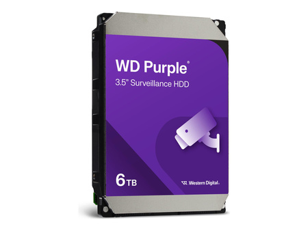 WD Purple 6TB SATA HDD 3.5inch internal 256MB Cache