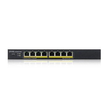 ZYXEL GS1900-8HP 8-port GbE L2 PoE Smart Switch 802.3at desktop fanless 70 Watt