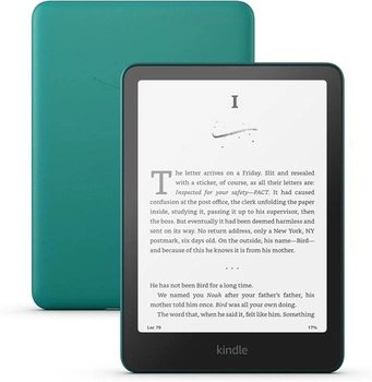 Ebook New Kindle Paperwhite (12th Generation) - 2024 release 7” glare-free 16GB Wi-Fi (Ad-supported) Jade