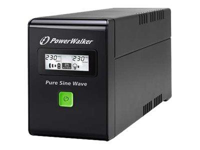 POWERWALKER UPS VI 600 SW IEC Line-Interactive 600VA 3X IEC C13 USB-B LCD Pure Sine wave