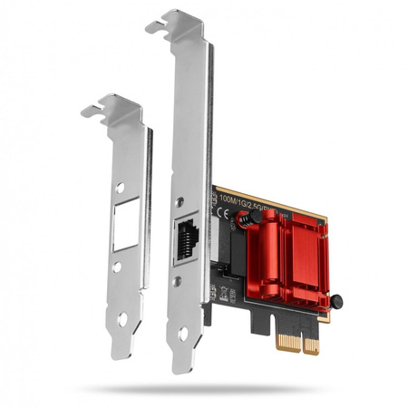 PCEE-G25 Karta sieciowa PCIe 1 x 2.5 Gigabit Ethernet port  RJ-45 Realtek, PXE, SP & LP