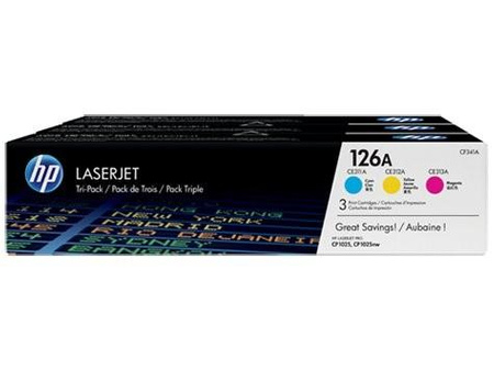 Toner 126A CP1025 3-Pack CMY CF341A 