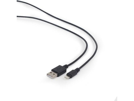 GEMBIRD CC-USB2-AMLM-1M Gembird kabel USB do 8-pin ładowanie transmisja (Ipad,Iphone5/6/7/8/X)1m czarny