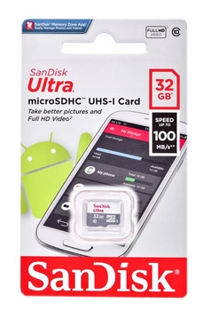 SANDISK ULTRA microSDHC 32 GB 100MB/s