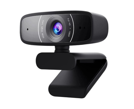 Kamera internetowa C3 FullHD/30fps/mic Czarna 