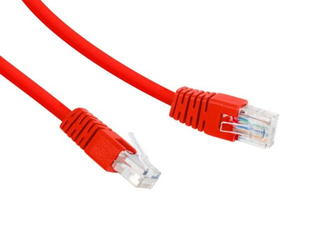 Patch cord Kat.6 UTP 3m czerwony 