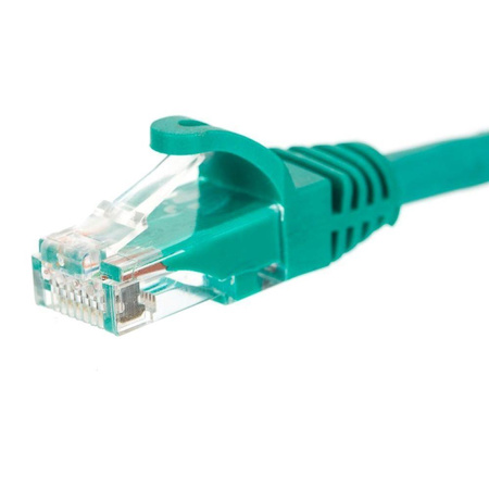 Patchcord RJ45, Netrack osłonka zalewana, kat. 5e UTP, 5m zielony