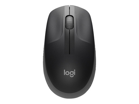 LOGITECH M190 Mouse optical 3 buttons wireless USB wireless receiver mid grey