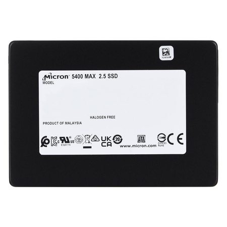 Dysk SSD Micron 5400 MAX 480GB SATA 2.5" MTFDDAK480TGB-1BC1ZABYYR (DWPD 5)