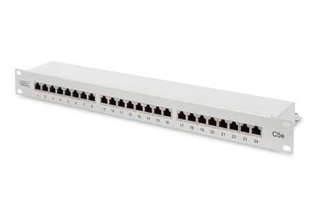 Patch panel DIGITUS 19" 24x RJ45 S/FTP kat. 5e 1U