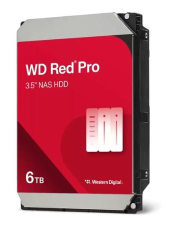 Dysk HDD Red Pro 6TB 3,5 265 MB SATAIII WD6005FFBX 