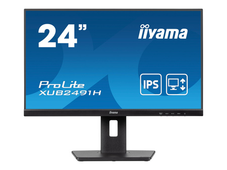 IIYAMA XUB2491H-B1 24inch IPS FHD 100Hz 300cd/m2 4ms HDMI DP 15cm Height Adj. Stand