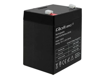 QOLTEC 53033 Qoltec Akumulator AGM 12V 4.5Ah max.1.35A