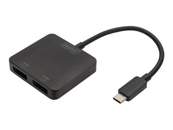 DIGITUS USB-C - 2x DP MST Video Splitter DP 1.4 4K/60Hz