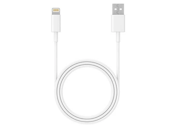 Kabel USB 2.0 iPhone AM-lightning 1m biały