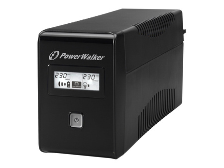 POWERWALKER UPS VI 850 LCD Line-Interactive 850VA 2X Schuko USB-B LCD