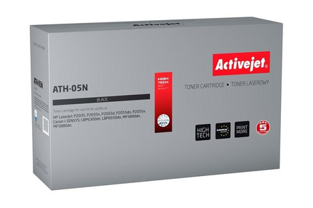 Activejet ATH-05N Toner (zamiennik HP 05A CE505A, Canon CRG-719; Supreme; 3500 stron; czarny)