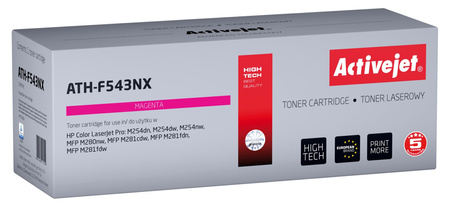 Activejet ATH-F543NX Toner (zamiennik HP 203X HP203X CF543X CRG 054H CRG054H; Supreme; 2500 stron; czerwony)