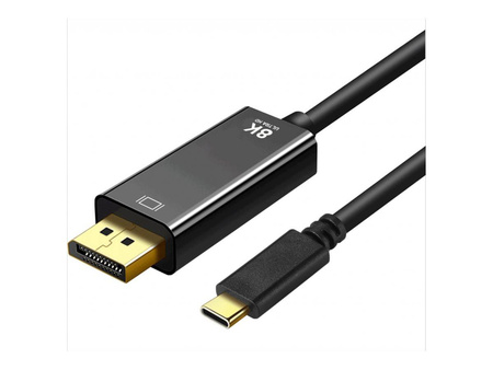 ART CABLE USB-C male -DisplayPort 1.4 male 8K 60Hz PL oem 1.8m