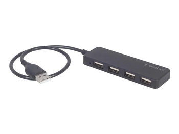 GEMBIRD Hub USB Typ C 4 x USB 2.0 czarny