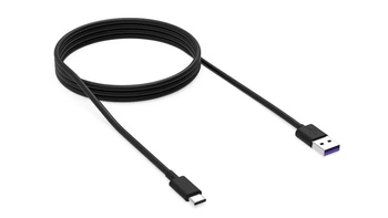 Kabel USB Krux KRX0054 USB-A => USB-C czarny 1,2m