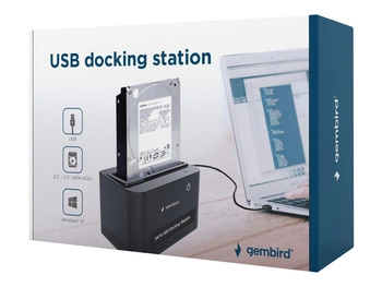 GEMBIRD USB docking station for 2.5 and 3.5inch SATA hard drives