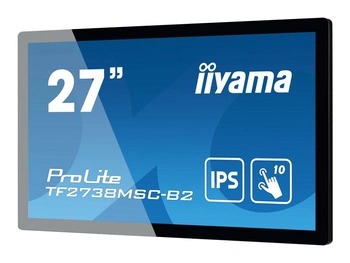 IIYAMA 27inch IPS 1920x1080 10 Points Touch 1000:1 425cd/m2 5ms DVI HDMI DP USB Touch Interface Speakers 2x3W