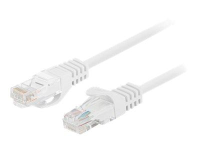 LANBERG Patchcord Cat.6 UTP 2m white 10-pack